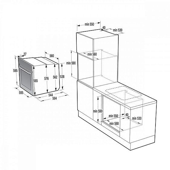 Духовой шкаф GORENJE BP6138B