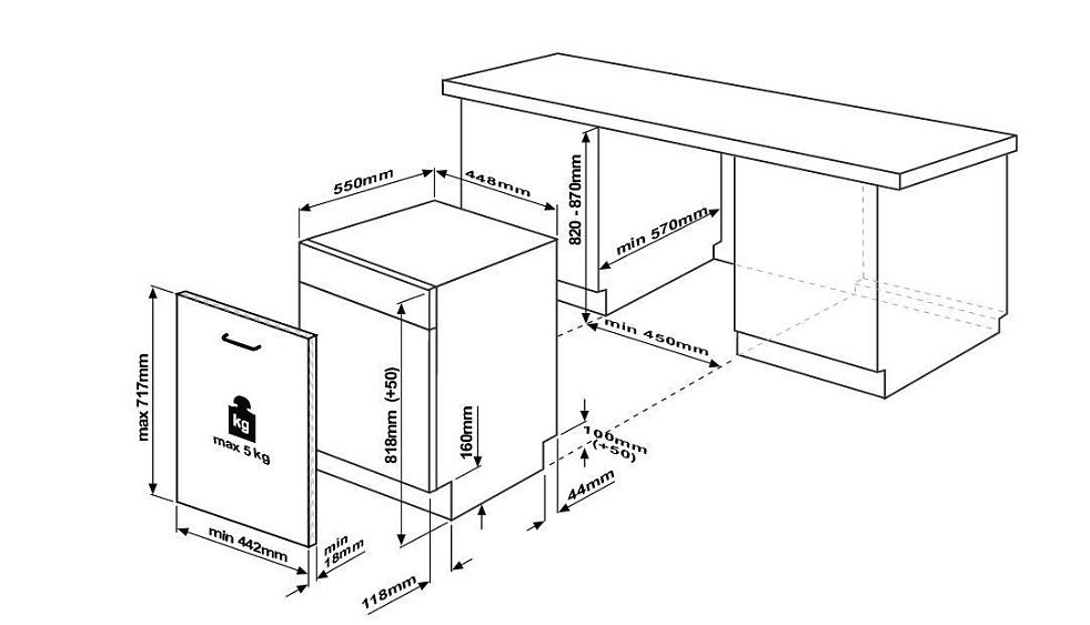 Посудомоечная машина BEKO DIS 39020