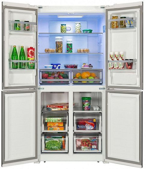 Холодильник HIBERG RFQ-490DX NFGW inverter