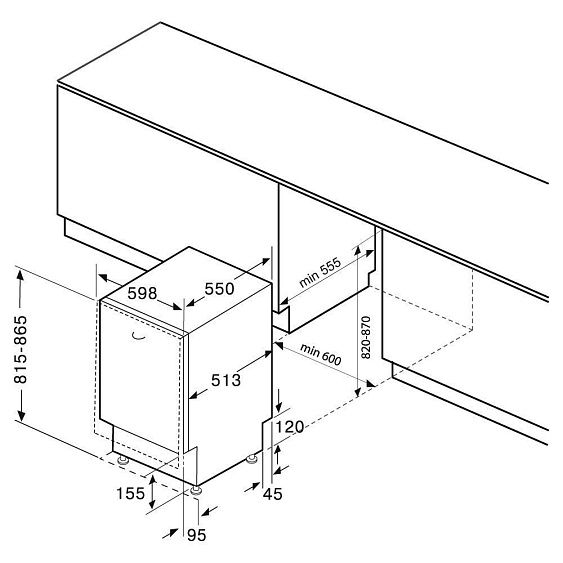Посудомоечная машина KRONA ROSSA 60 BI