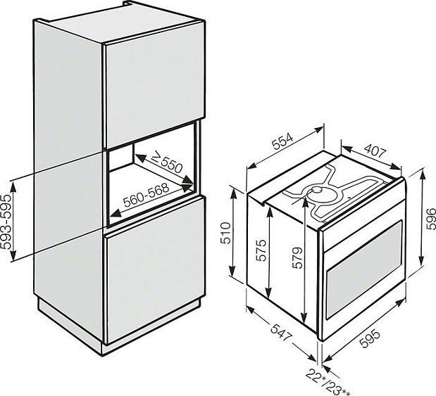 Духовой шкаф MIELE h 4810 b bk