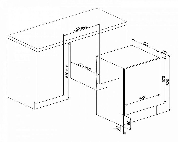 Стиральная машина SMEG LSIA147S