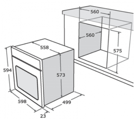 Духовой шкаф  NARDI fex 97s52 xs4