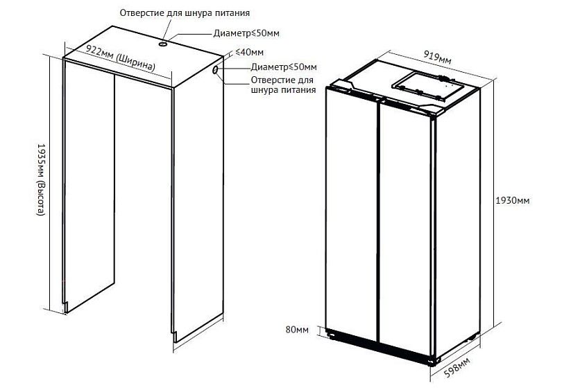 Холодильник KUPPERSBERG RBSN 1892 X