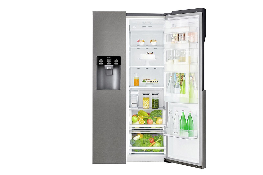 Холодильник (Side-by-Side) LG GC-q247cbdc. LG GC-b247j DV. Холодильник LG Side by Side. Холодильник LG GC-b247jldv Silver.