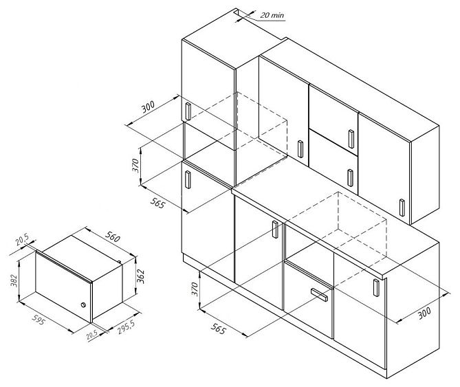 Микроволновая печь AKPO MEA 2002 Flat BL