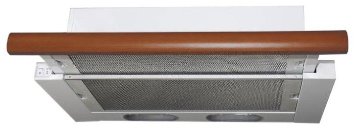 Вытяжка ELIKOR выдвижной блок 2м 60 белый / бук орех (550)