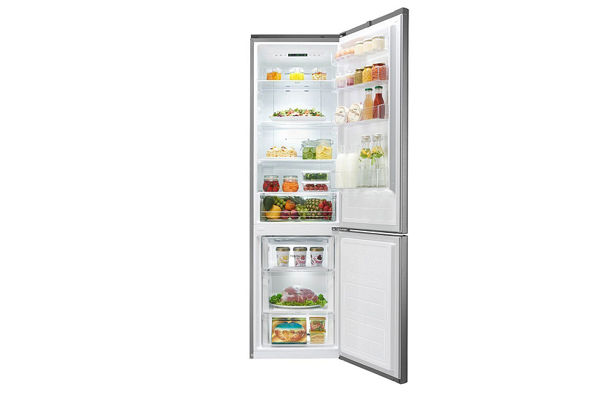 Холодильник LG GB-P20DSCFS серебристый