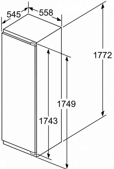 Холодильник BOSCH KIR81AF20R