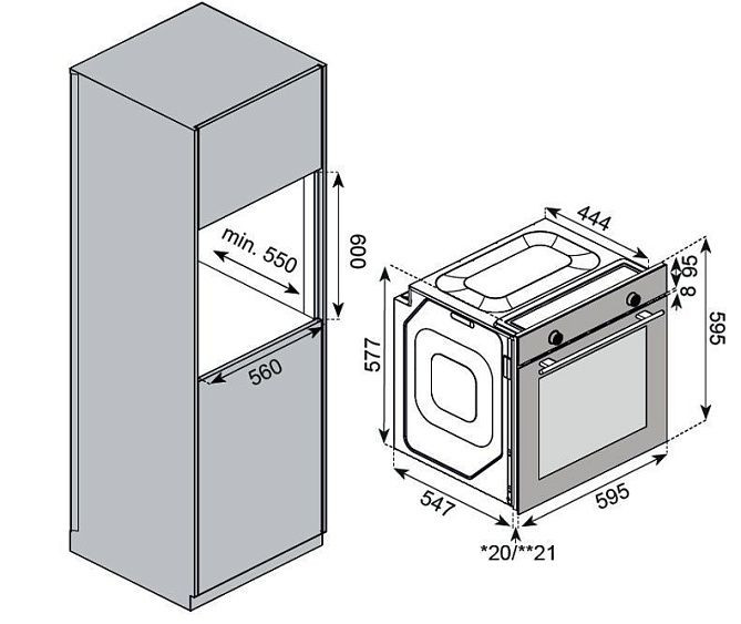 Духовой шкаф KUPPERSBERG HF 610 SG