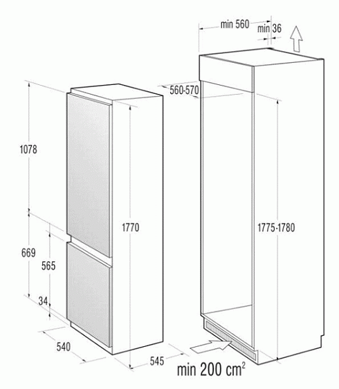 Холодильник GORENJE rki 4181 aw