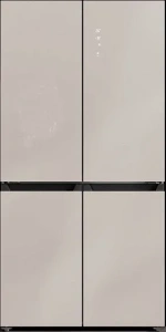 Холодильник LEX LCD505 white satin Cross Door