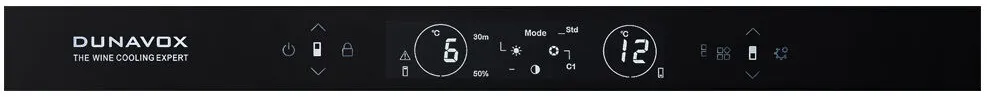 Винный шкаф DUNAVOX DVS-25.65DB