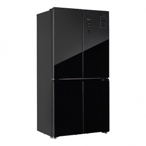 Холодильник TESLER RCD-482I BLACK GLASS