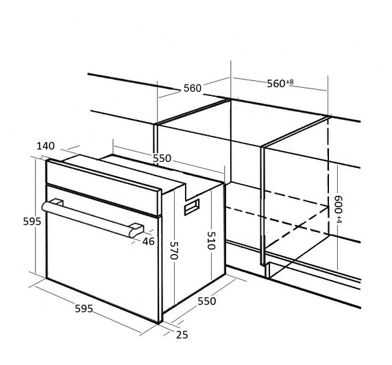 Духовой шкаф KUPPERSBERG hgg 663 b