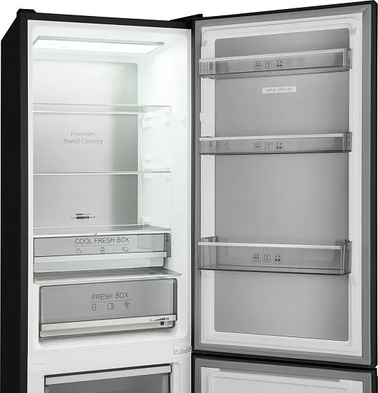 Холодильник WEISSGAUFF WRK 2000 Premium Total NoFrost Black