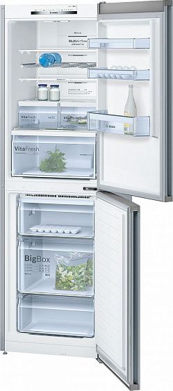 Холодильник Bosch KGN34VL35 серебристый