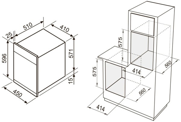 Духовой шкаф ZIGMUND & SHTAIN en 192.522 w
