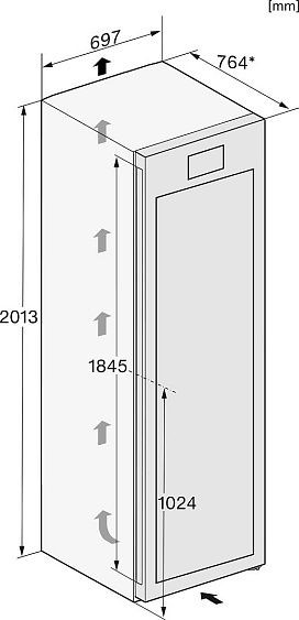 Винный шкаф MIELE KWT 4999 F OBSW