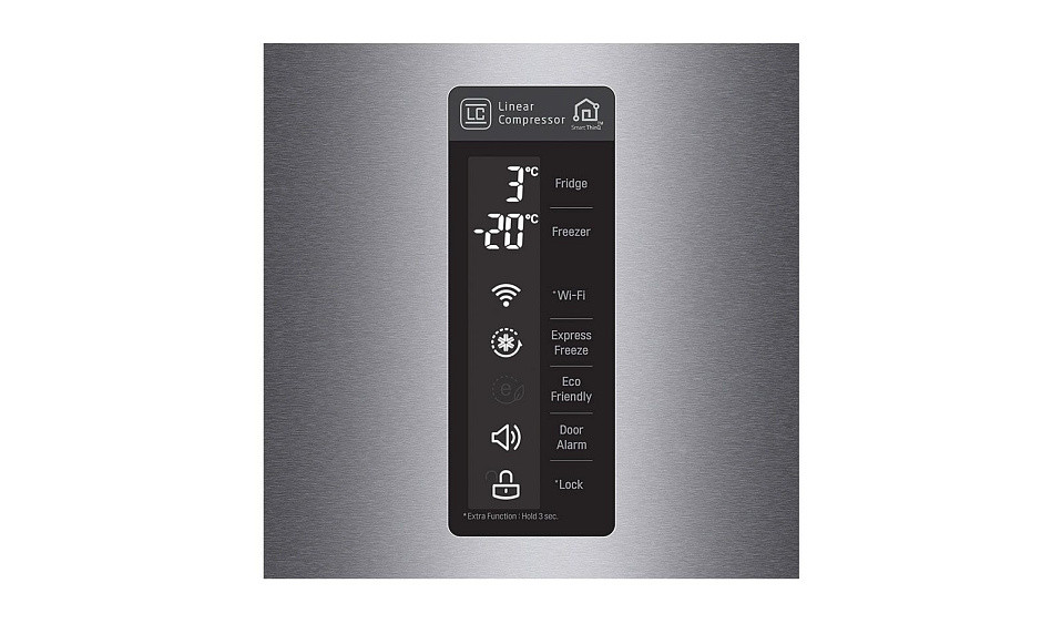 Холодильник LG GB-P20DSQFS серебристый