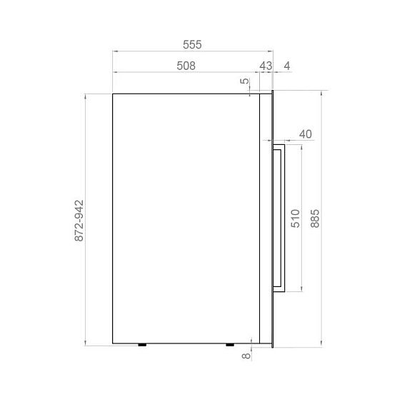 Винный шкаф PANDO PVMAVP 88-45CRR