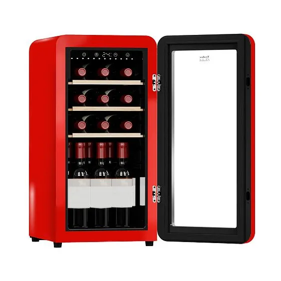 Винный шкаф TESLER CWC-188 RUBY RED — фото