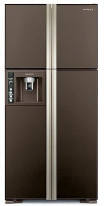 Холодильник HITACHI R-W722 FPU1 GBW коричневое стекло