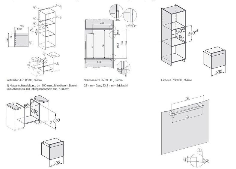 Духовой шкаф MIELE H7460BP OBSW