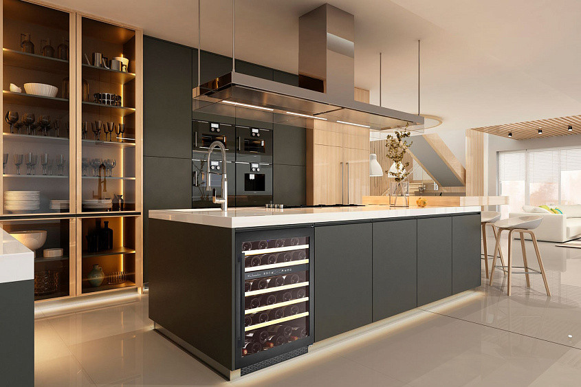 Винный шкаф LA SOMMELIERE LSBU51DB2