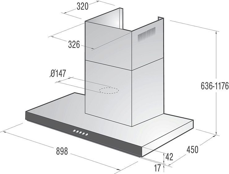 Вытяжка Gorenje WHT 943E4XBG