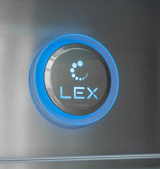 Холодильник LEX LCD505 graphite skin Cross Door