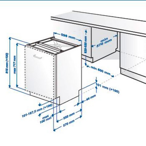 Посудомоечная машина BEKO DIN 15310