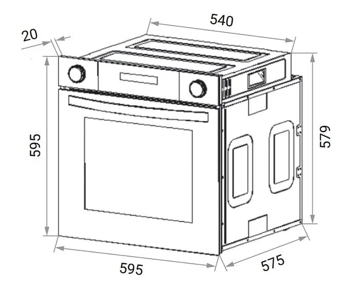 Духовой шкаф WEISSGAUFF EOV 814 PDBE
