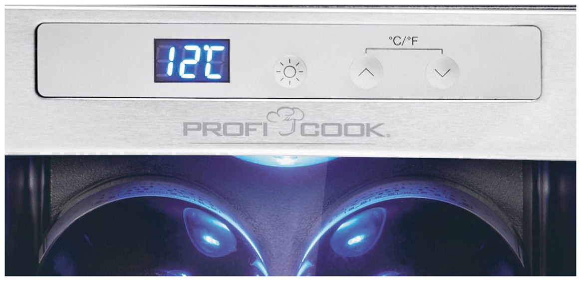 Винный шкаф PROFI COOK PC-WK 1233 sw-inox — фото