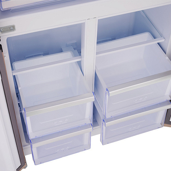 Холодильник TESLER RCD-482I BEIGE GLASS