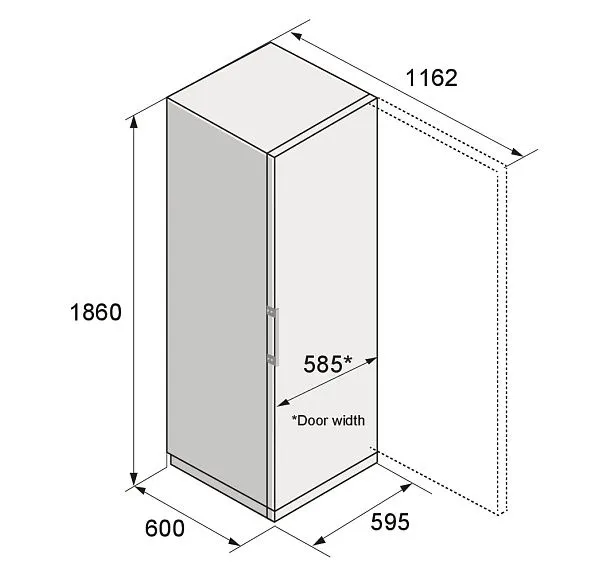 Морозильная камера ASKO RFF586KNCS1