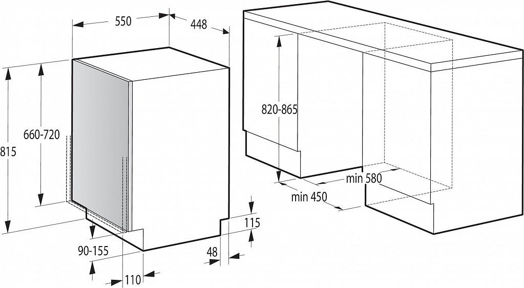 Посудомоечная машина GORENJE GV561D10