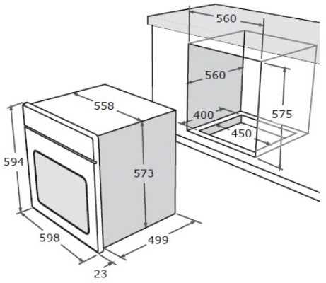 Духовой шкаф NARDI fex 077 n