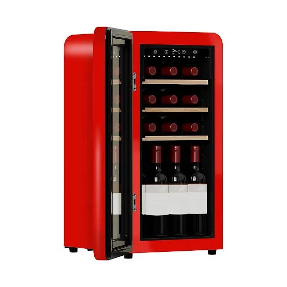 Винный шкаф TESLER CWC-188 RUBY RED LD