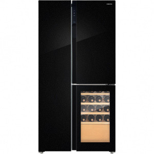 Холодильник HIBERG RFS-700DX NFGB inverter wine