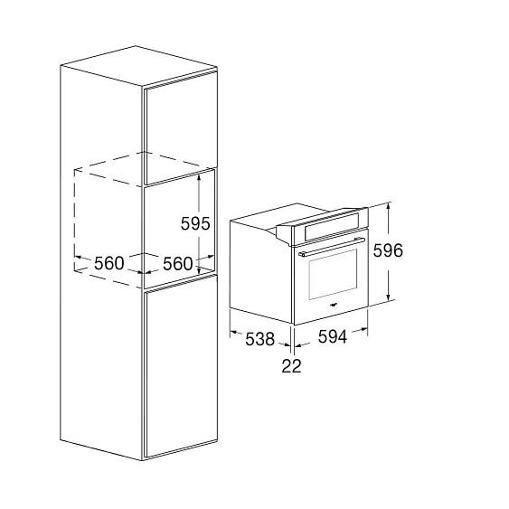 Духовой шкаф FULGOR Milano FCSO 6023 TEM BK