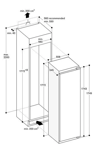 Морозильная камера GAGGENAU RF282306