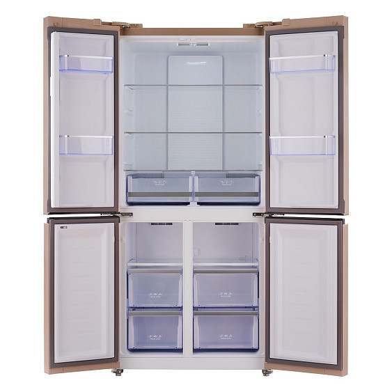 Холодильник TESLER RCD-482I BEIGE GLASS