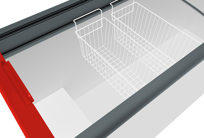 Морозильник-ларь FROSTOR Gellar FG 600 E красный