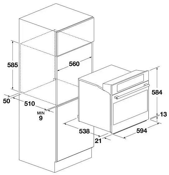 Духовой шкаф FULGOR Milano FCO 6215 TEM X
