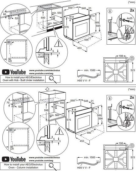 Духовой шкаф ELECTROLUX EOA5220AOV