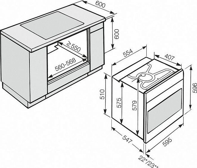 Духовой шкаф MIELE h 4810 b bk