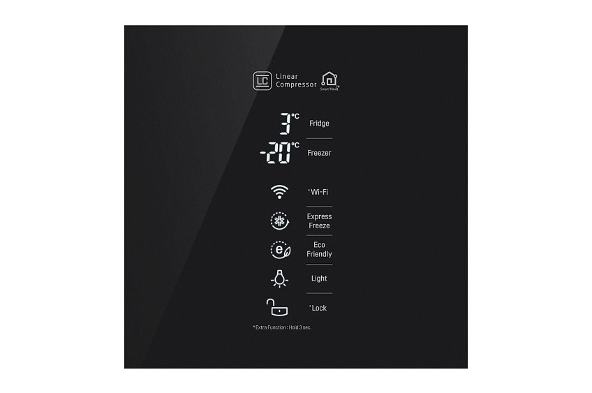 Холодильник LG GB-B940BMQZT черный