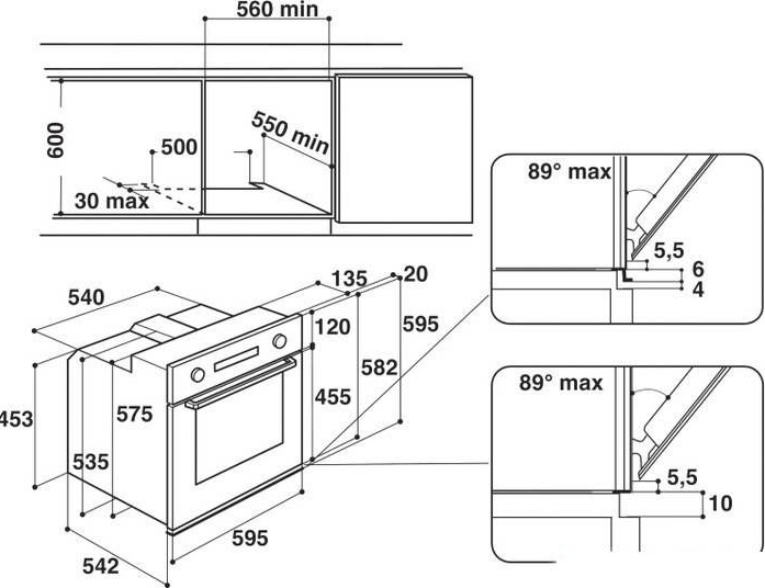 Духовой шкаф WHIRLPOOL  akz6200/ix