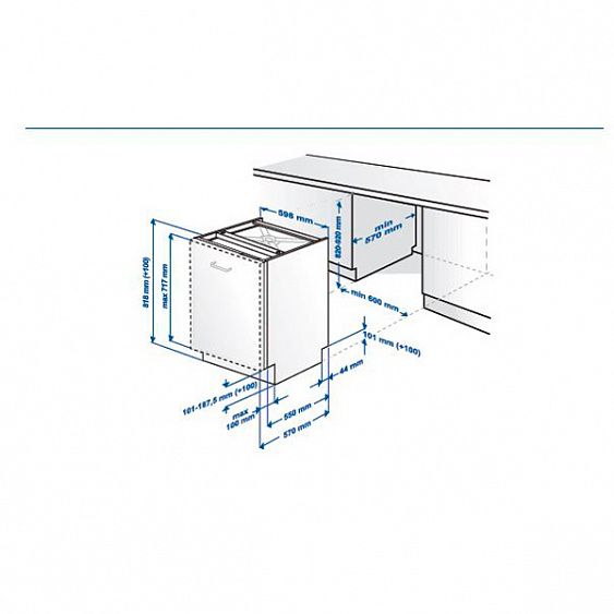 Посудомоечная машина BEKO DIN 28320